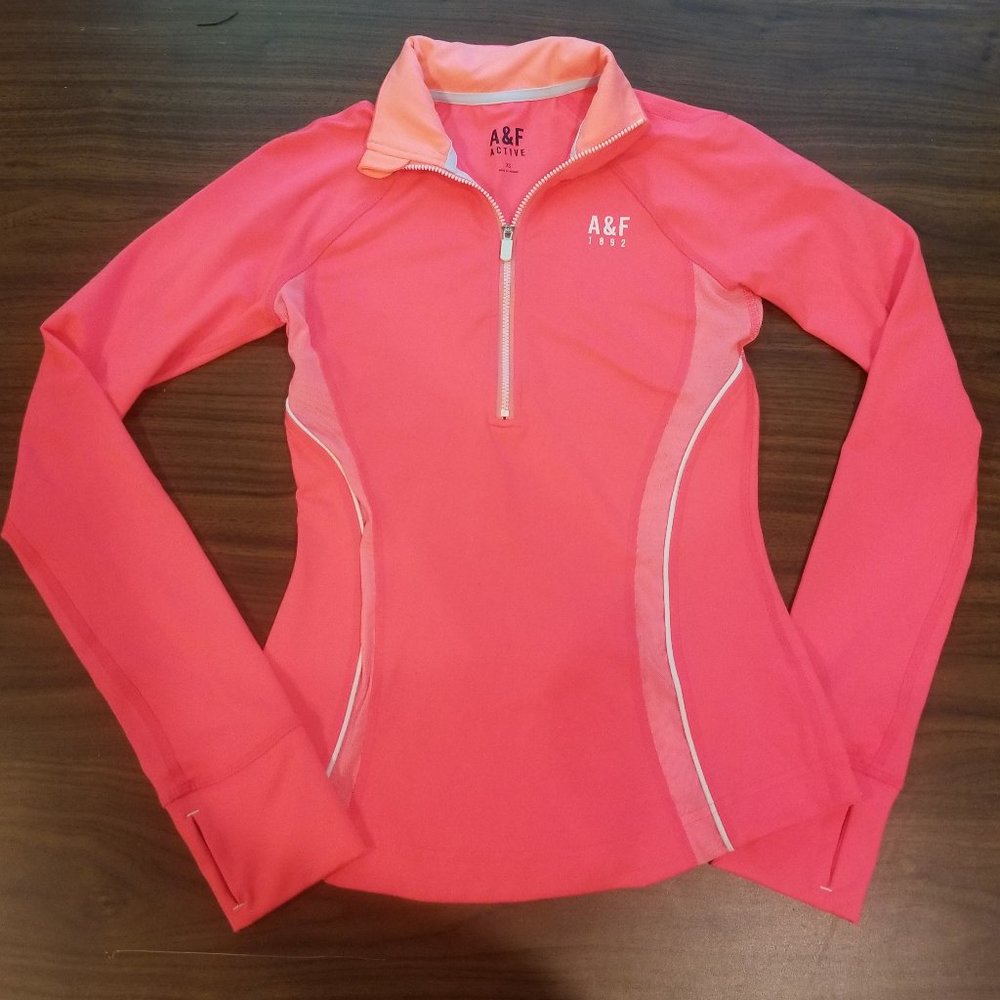 NWOT A&F Active Pink Long Sleeve Top XS